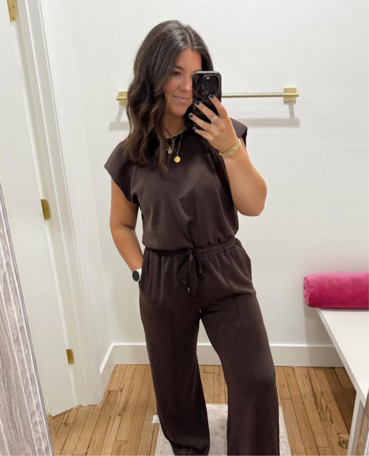 Chocolate jumpsuit