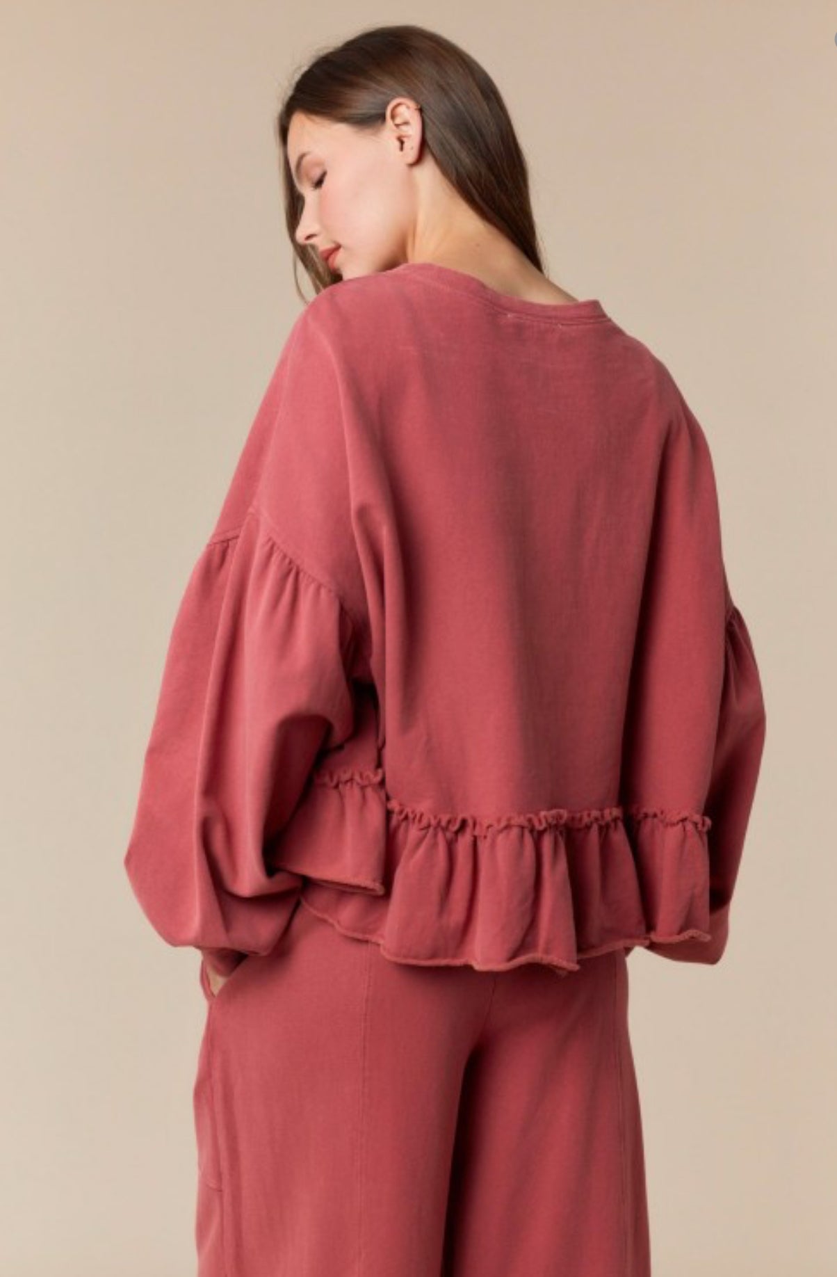 Perry Mauve Top