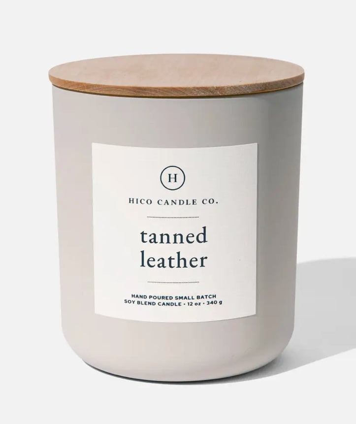 HCo Tanned Leather Candle