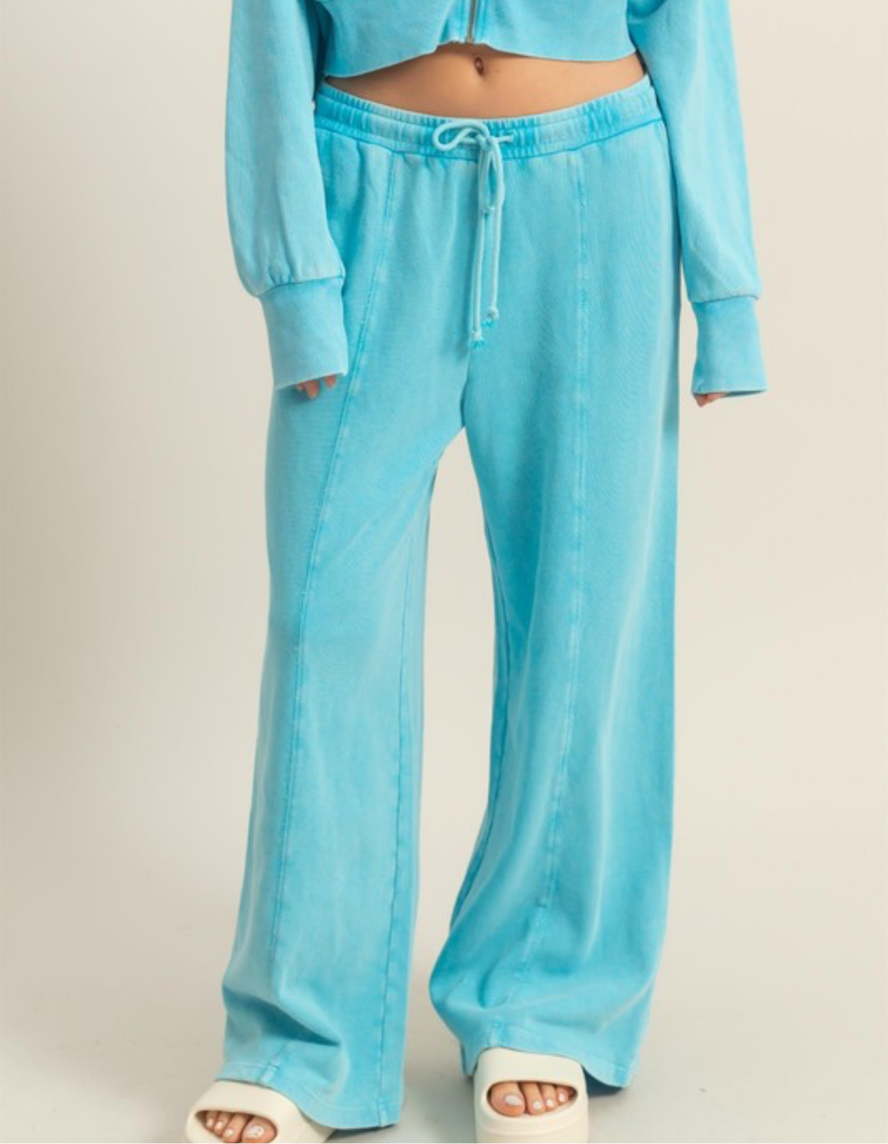 Aqua blue pant