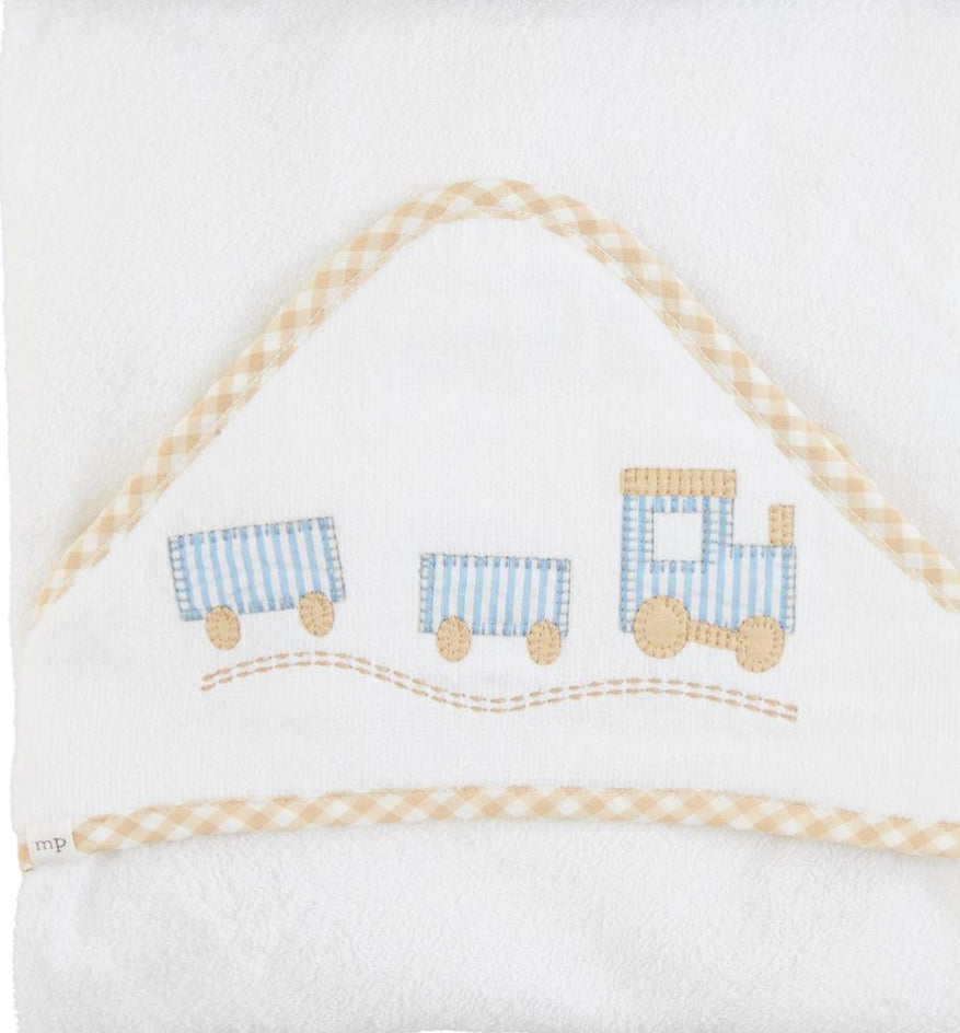 Train APPLIQUE HOODED TOWEL