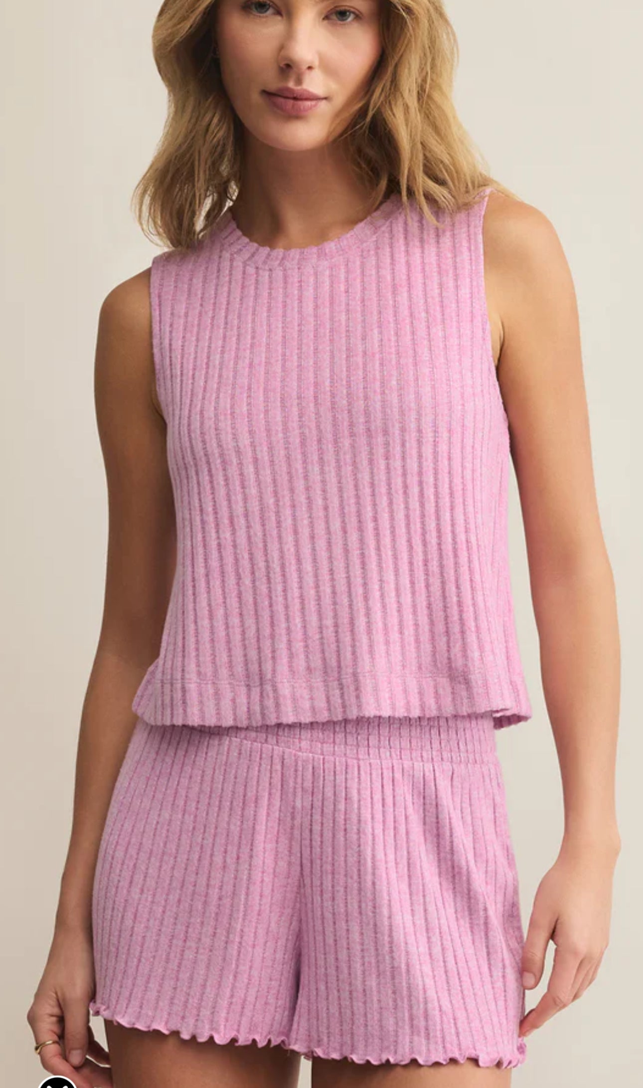 Sloane Rib Tank (Violet) - Z Supply