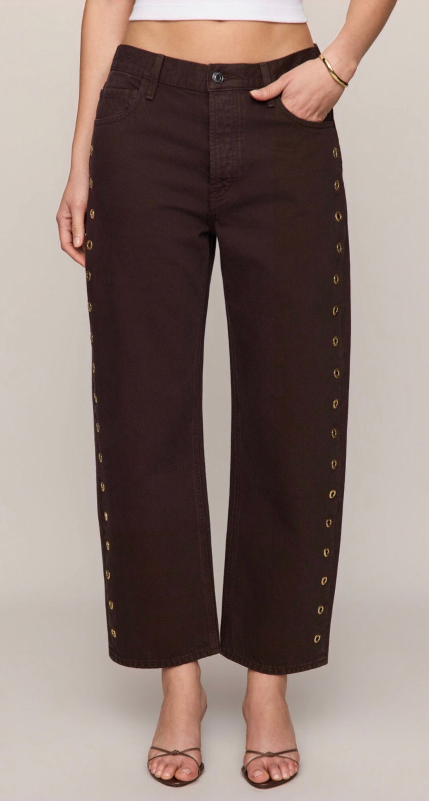 The Off Duty bowed ankle gilded umber - Z Supply