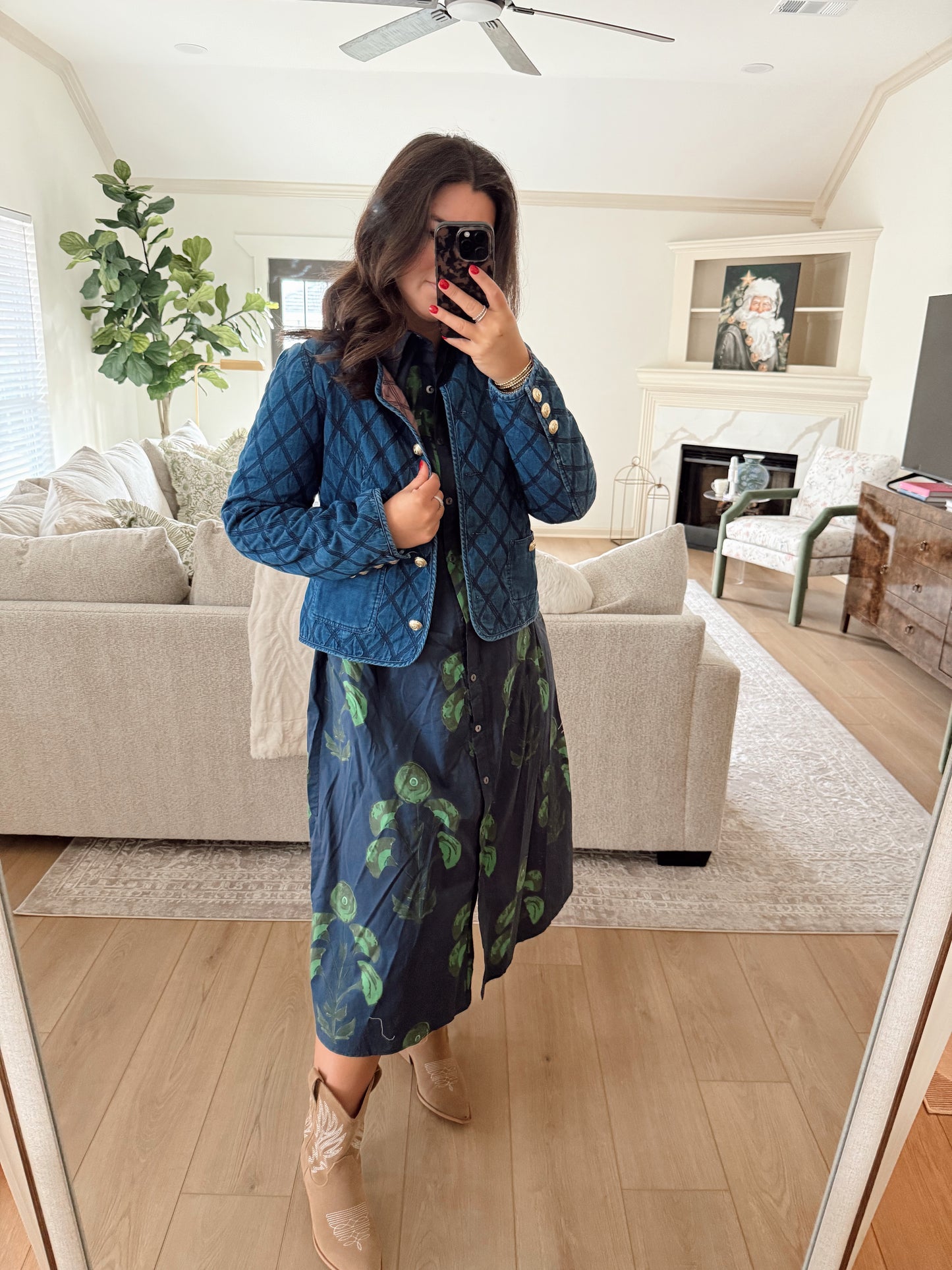 navy nala dress
