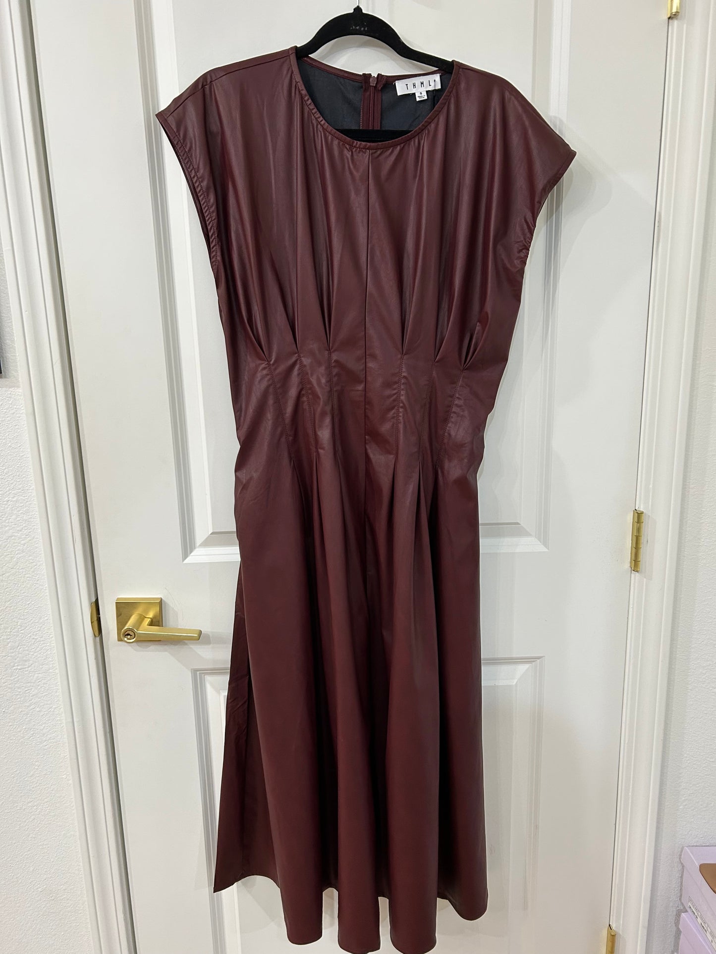 Claire Pleather midi