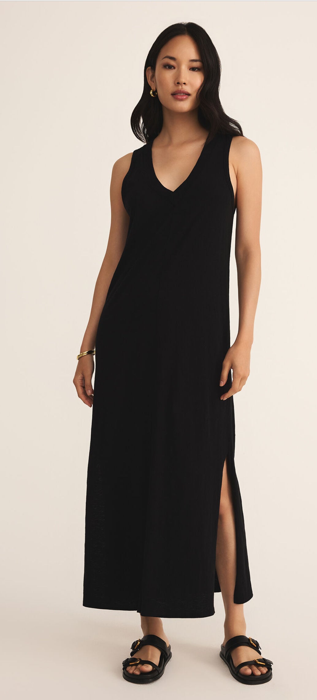 Palisades Midi Dress black - Z Supply