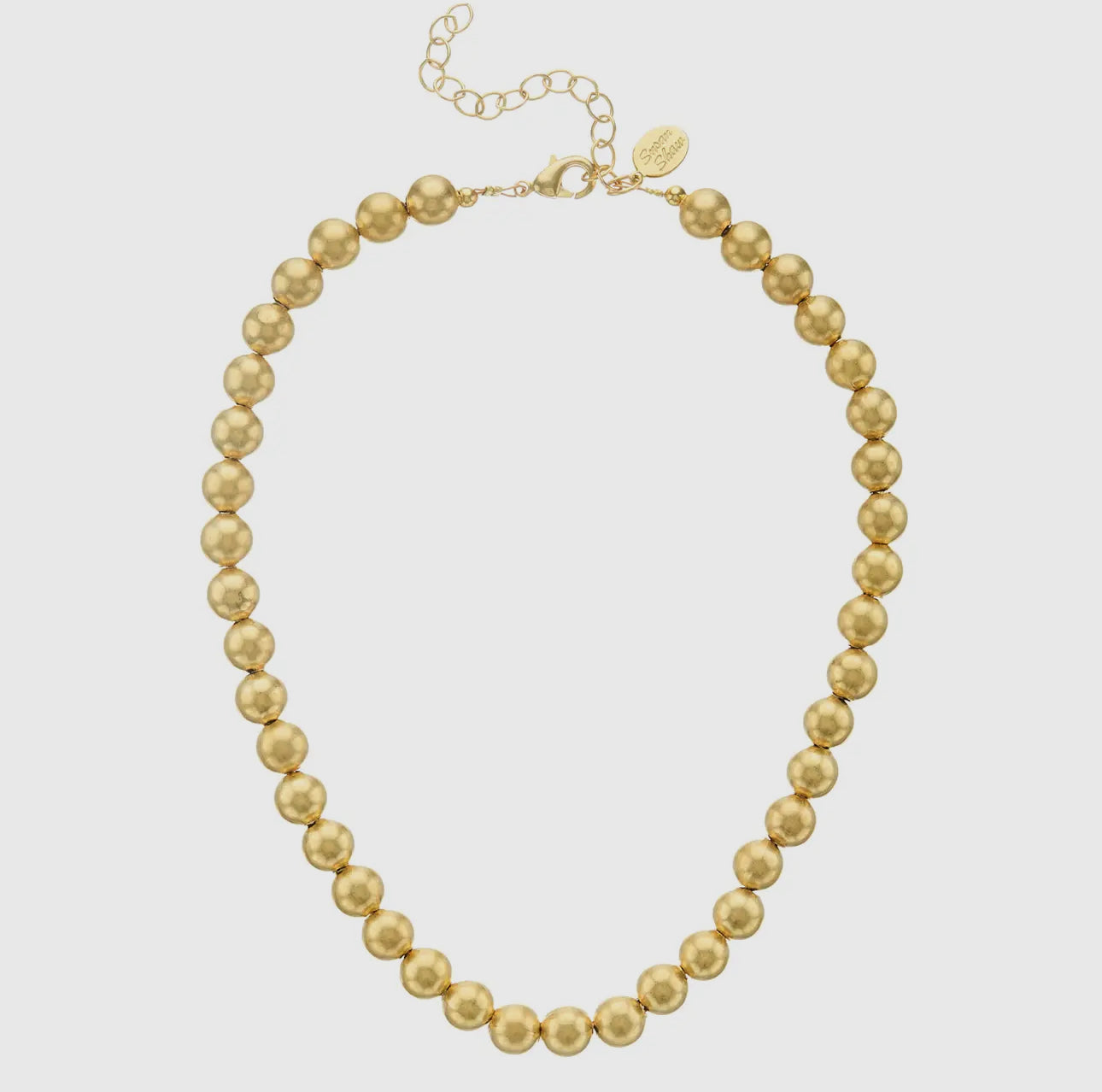 Mini Margaret Gold Bead Necklace - Susan Shaw