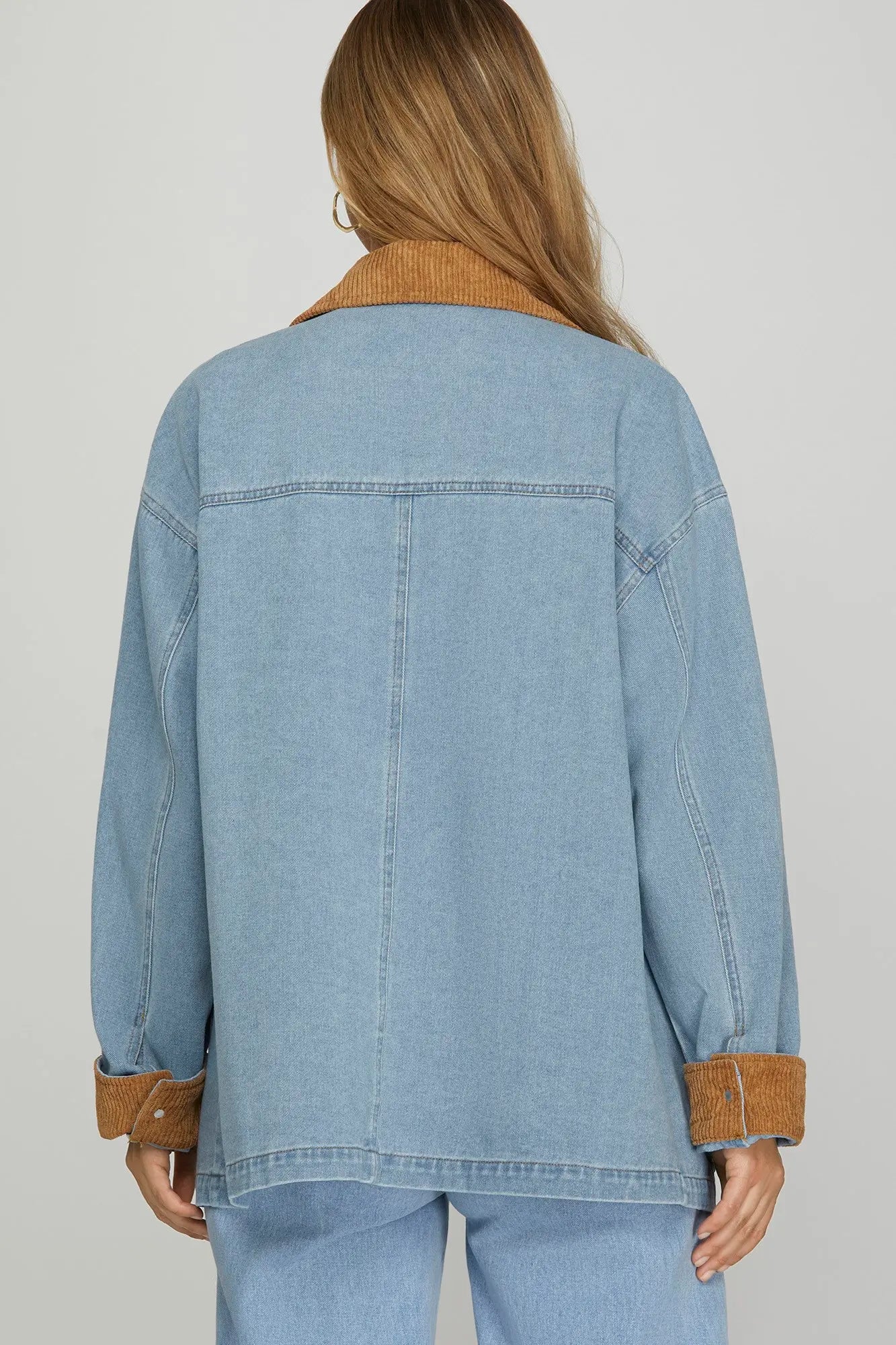 Lt Blue Barn Jacket
