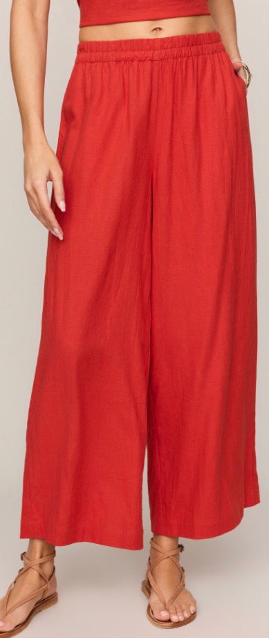 Scout linen pant chili pepper - Z Supply