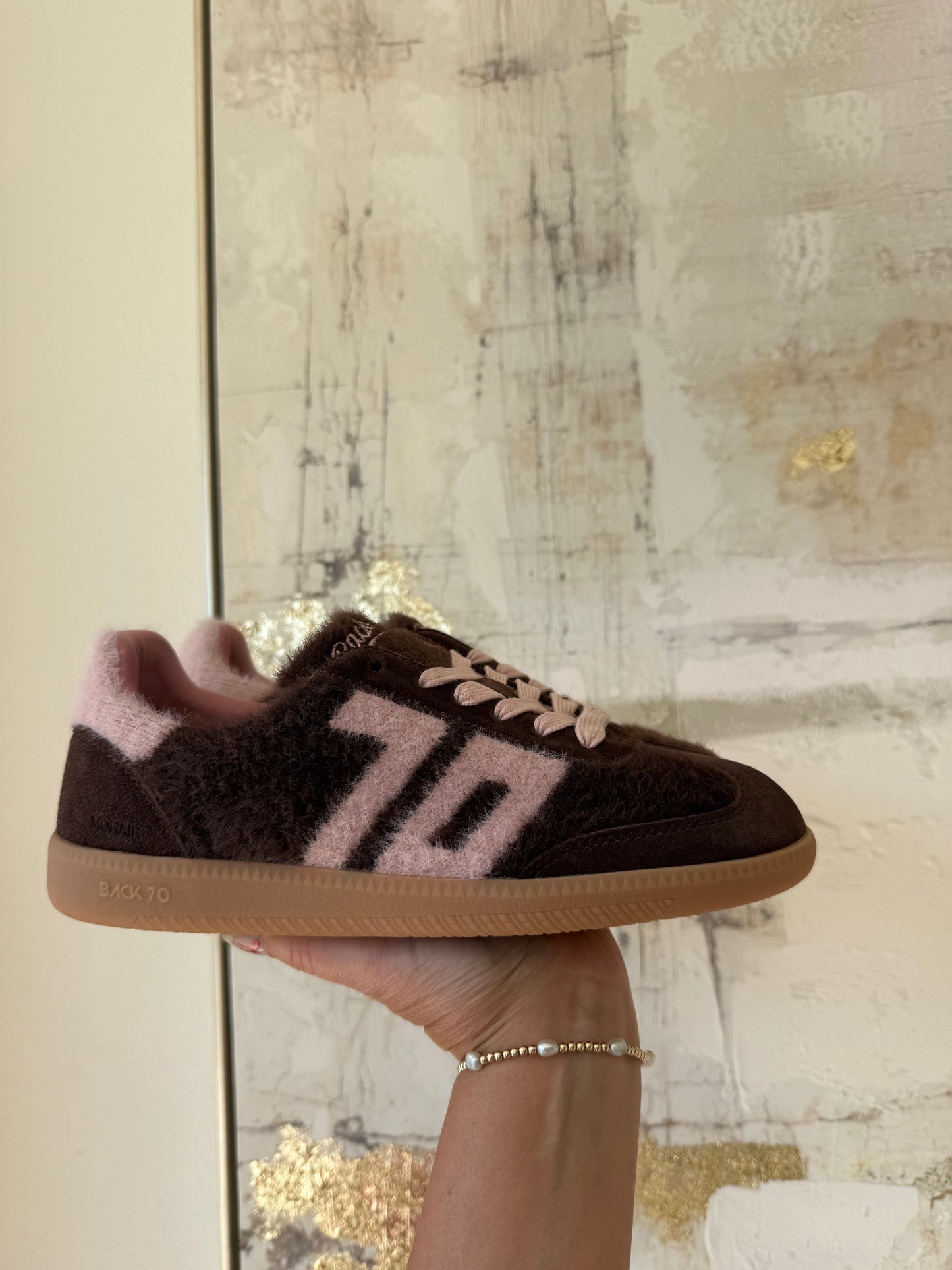 Back 70 Mohair Coffee Pink