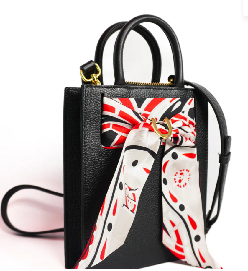 Hampton Paisley Red Twilly Scarf Set (scarf only)