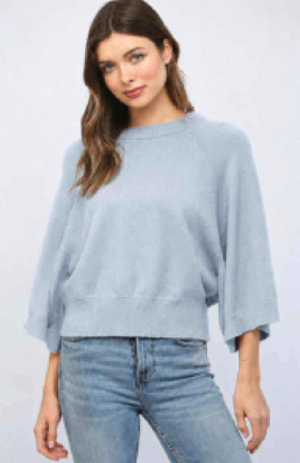 Dusty blue sweater