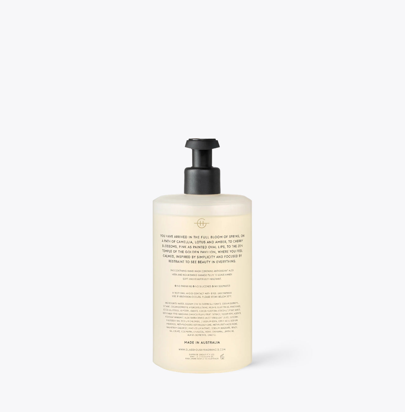 15.2 FL.OZ Hand Wash Glasshouse