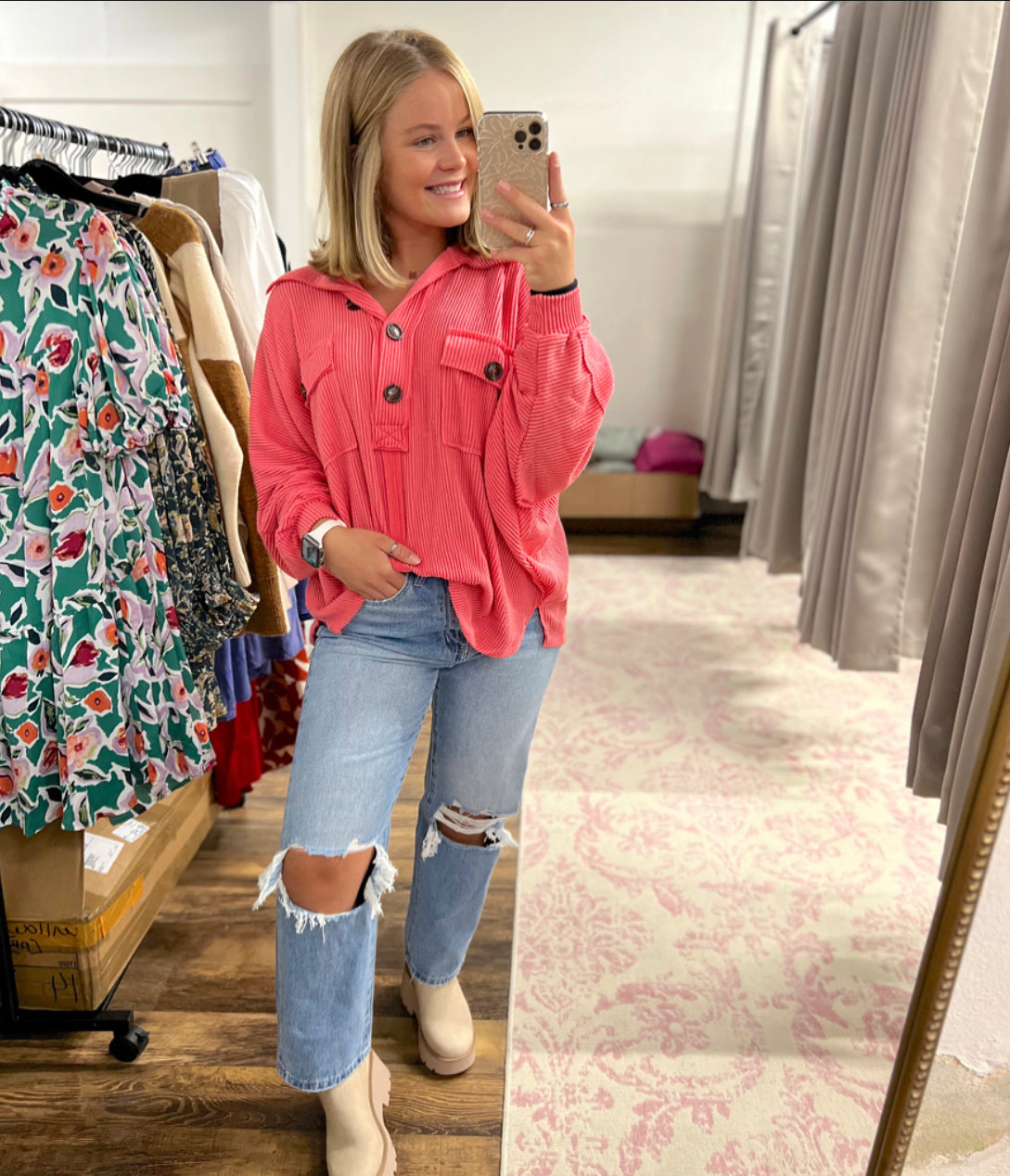 Watermelon Mist Top