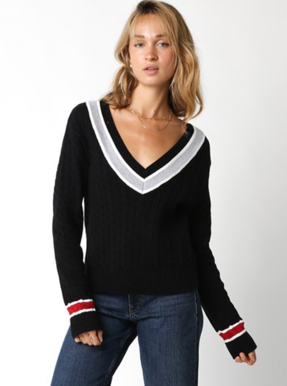 Varsity Sweater (multiple colors) *was $52 final sale