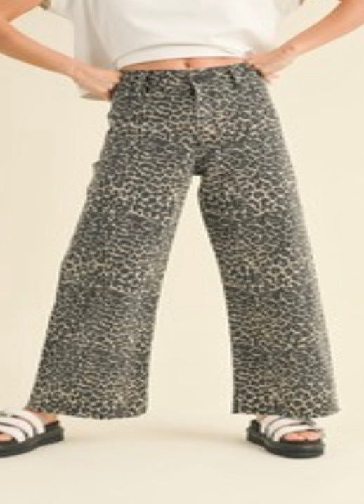 LEOPARD PRINT PANTS