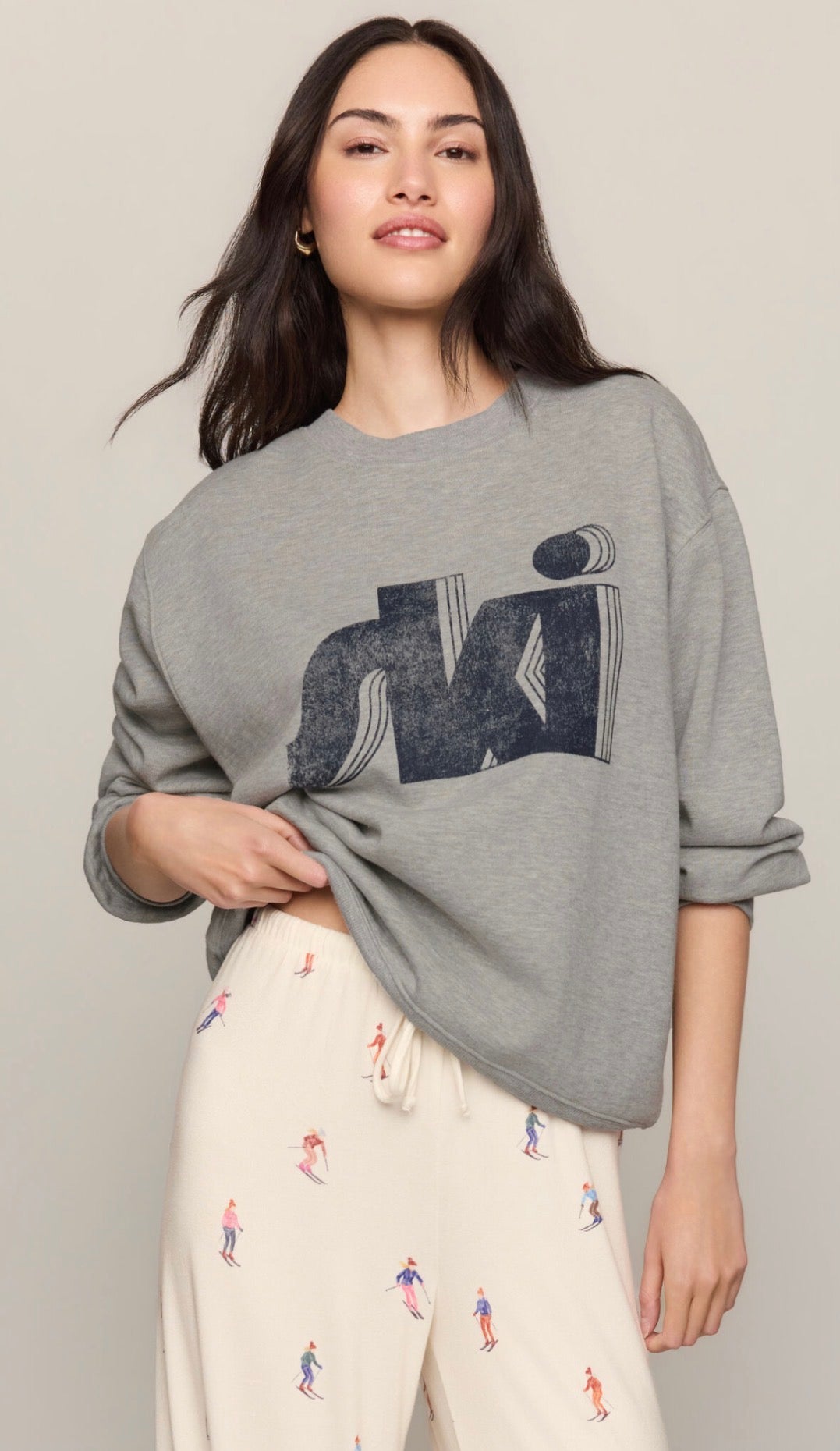 Ski Sweatshirt Classic Heather grey - Z Supply