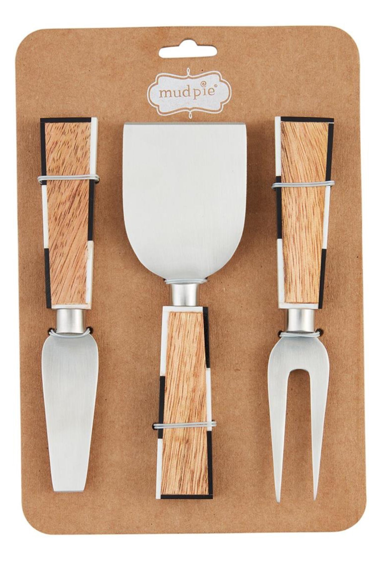 Checkered Cheese Utensil Set