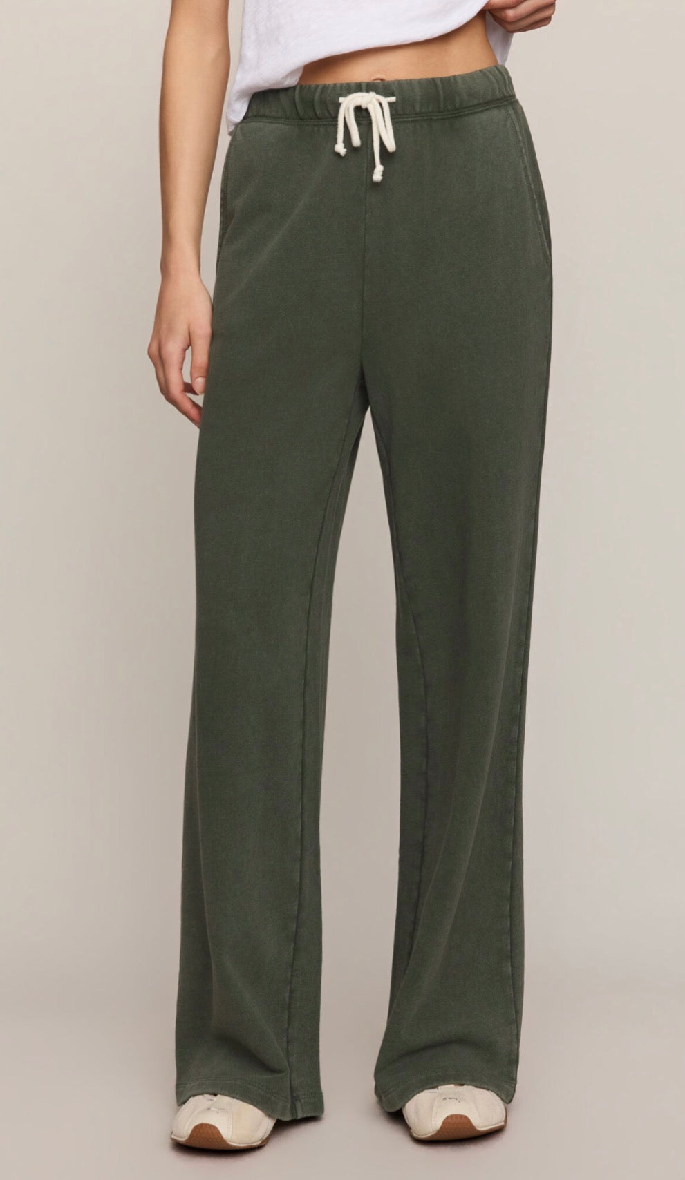 Hunter knit pant classic Olive - Z Supply