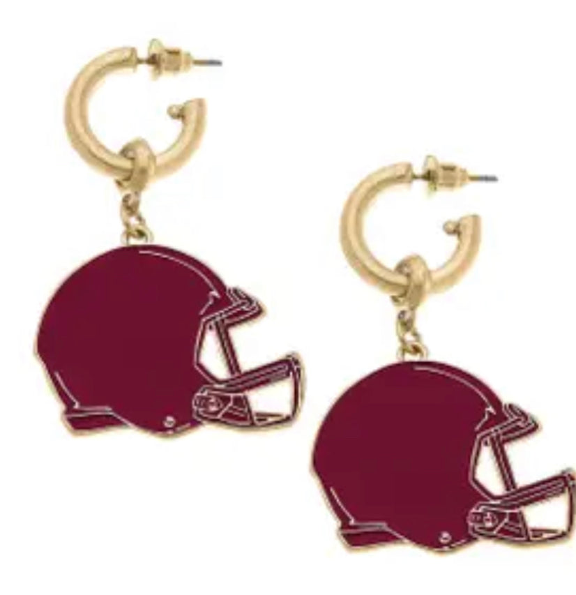 Game Day Helmet earring