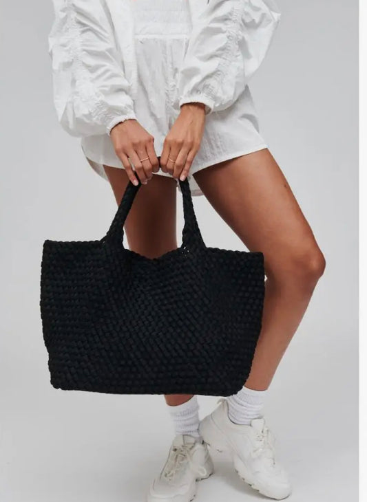 Sky'S the Limit - Large Woven Neoprene Tote by Sol and Selene
