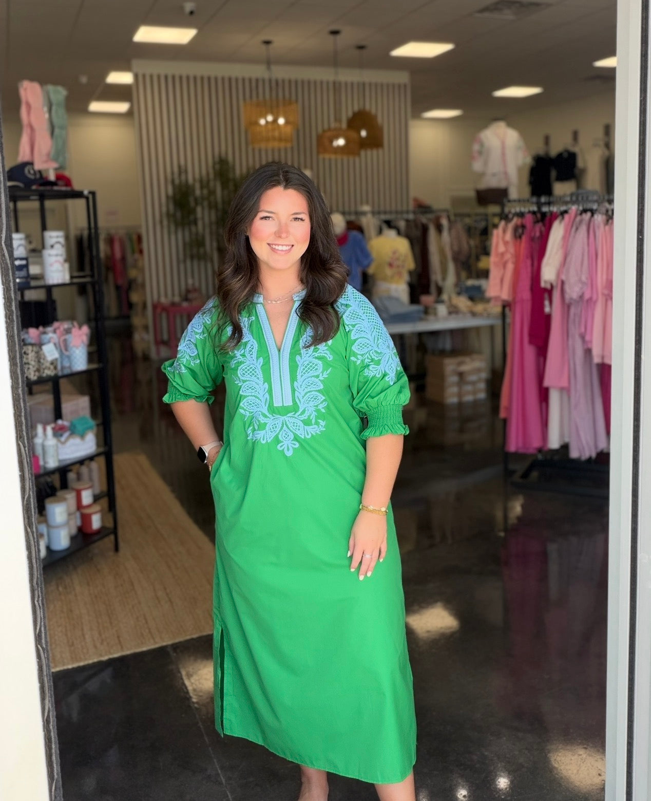 Jeanie midi dress