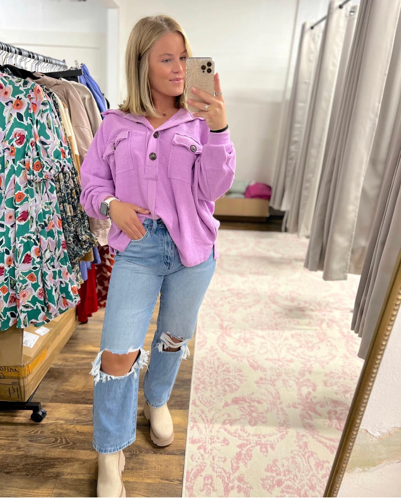Lavender Mist Top
