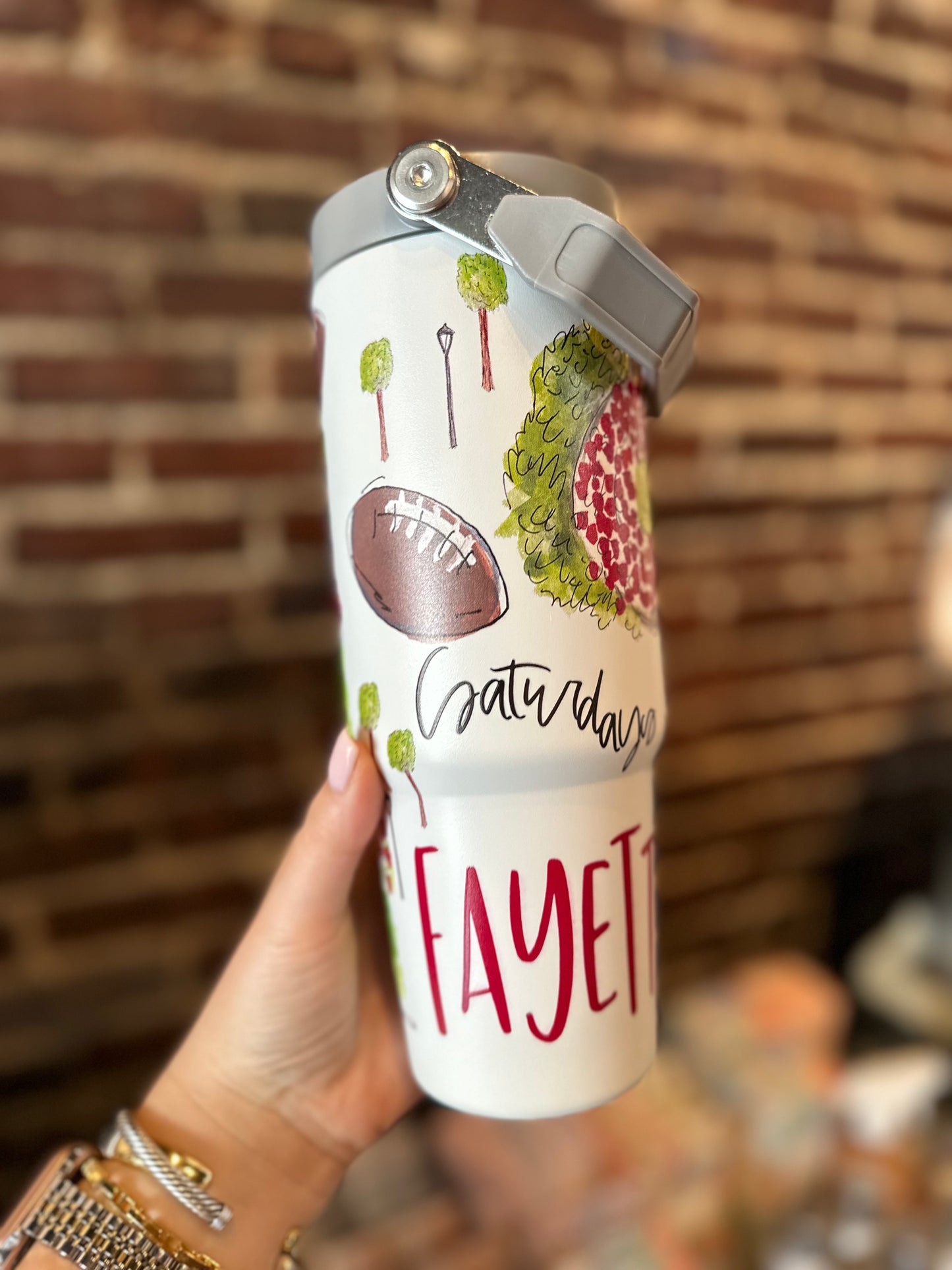 30 oz. Fayetteville Flip Lid Tumbler