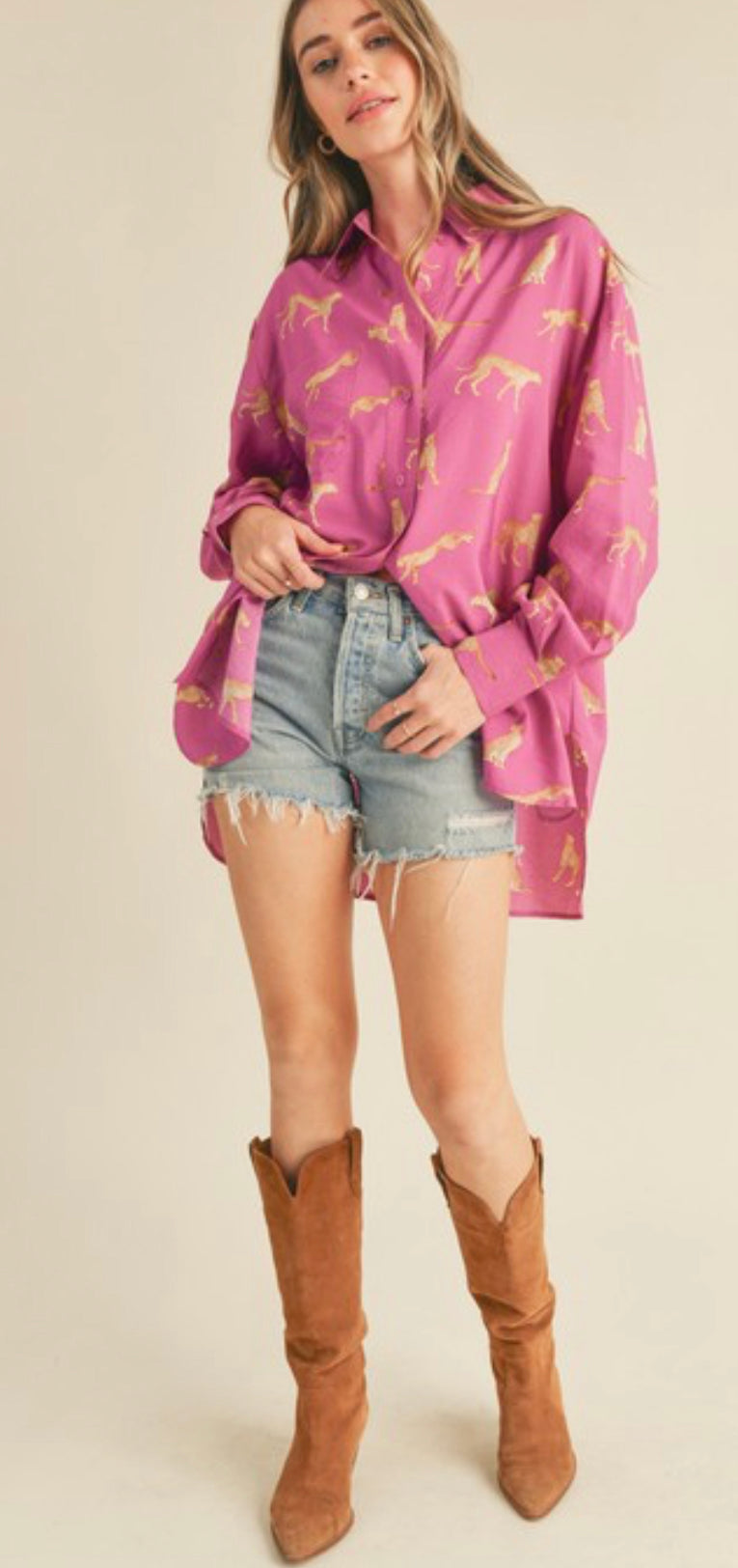 Sassy Leopard Top