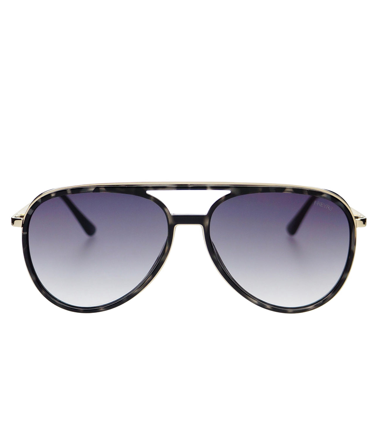 Fulton Unisex Aviator Sunglasses Gray Tortoise