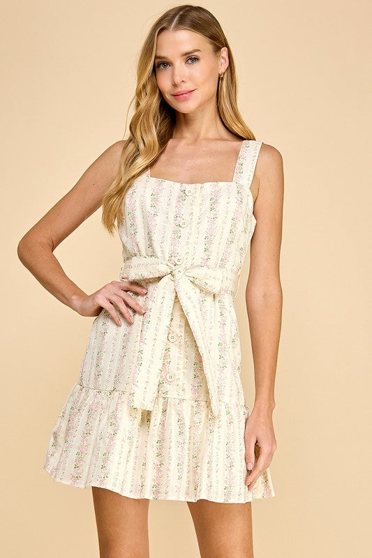 heart felt mini dress