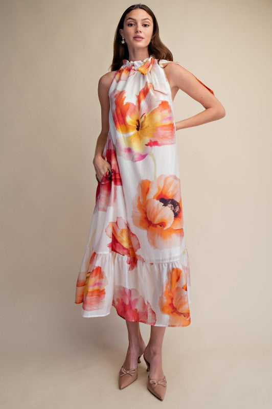 reef midi floral dress (2 colors)
