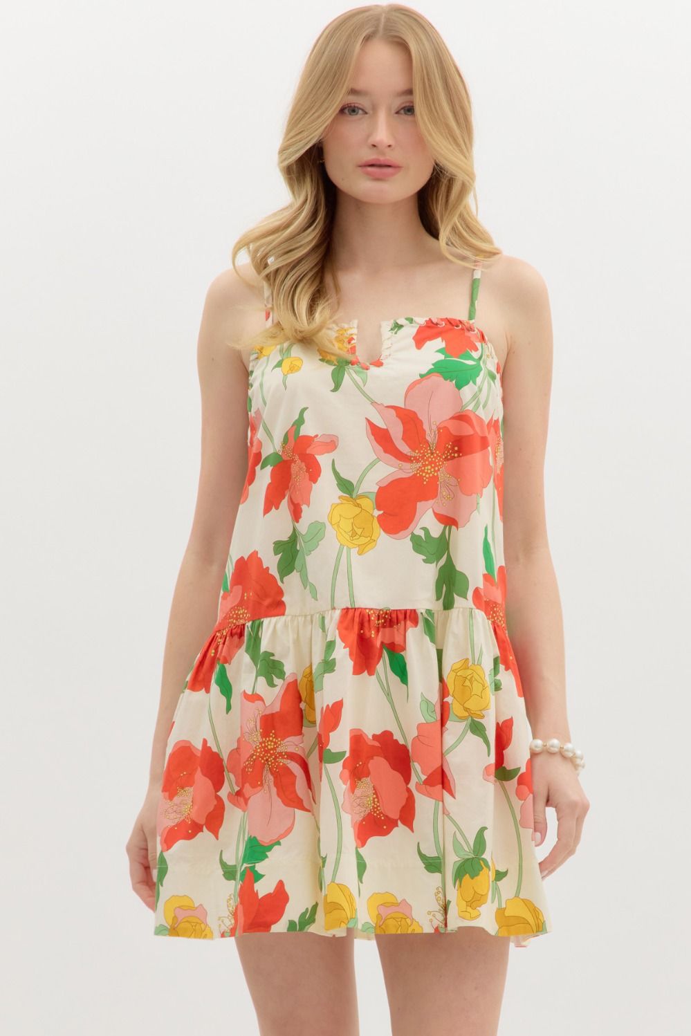floral fields mini dress