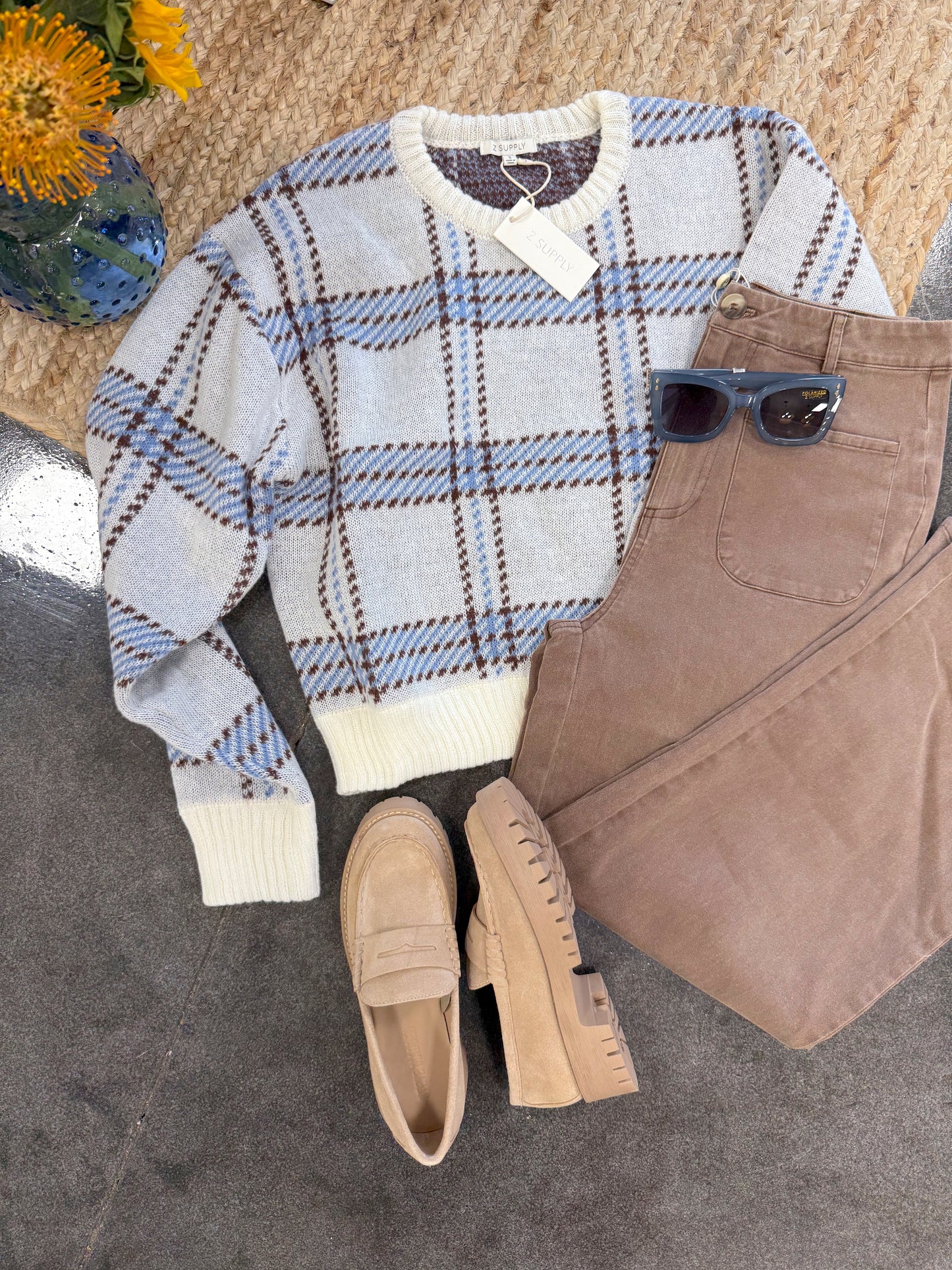 Junction plaid sweater- Z Supply