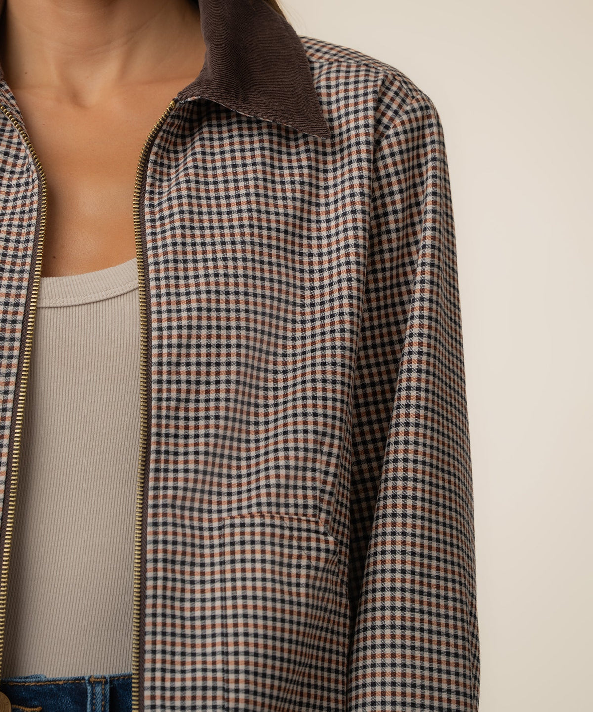 NATALIA ZIP FRONT JACKET - Kut