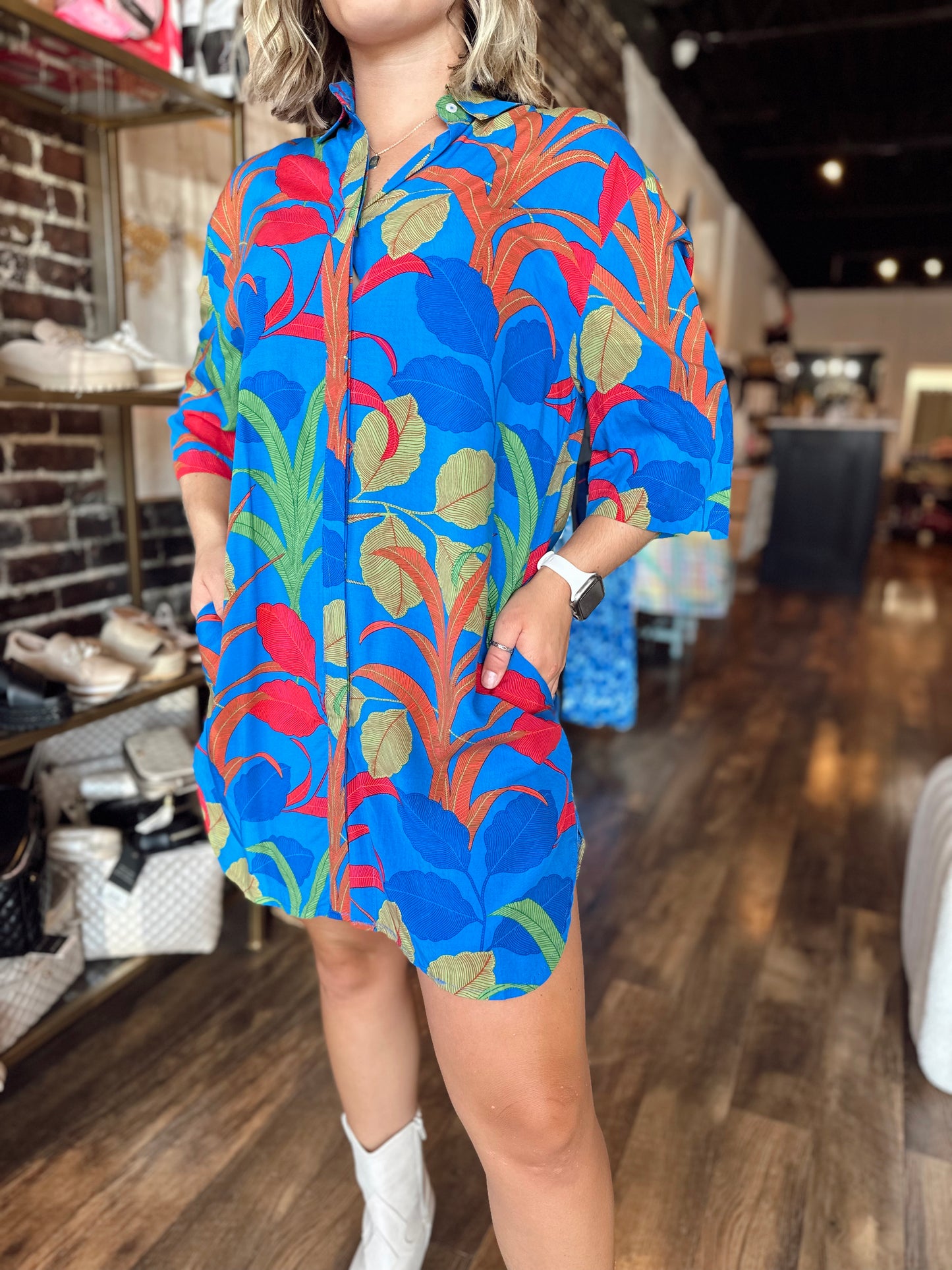 Audrey Shirt Dress