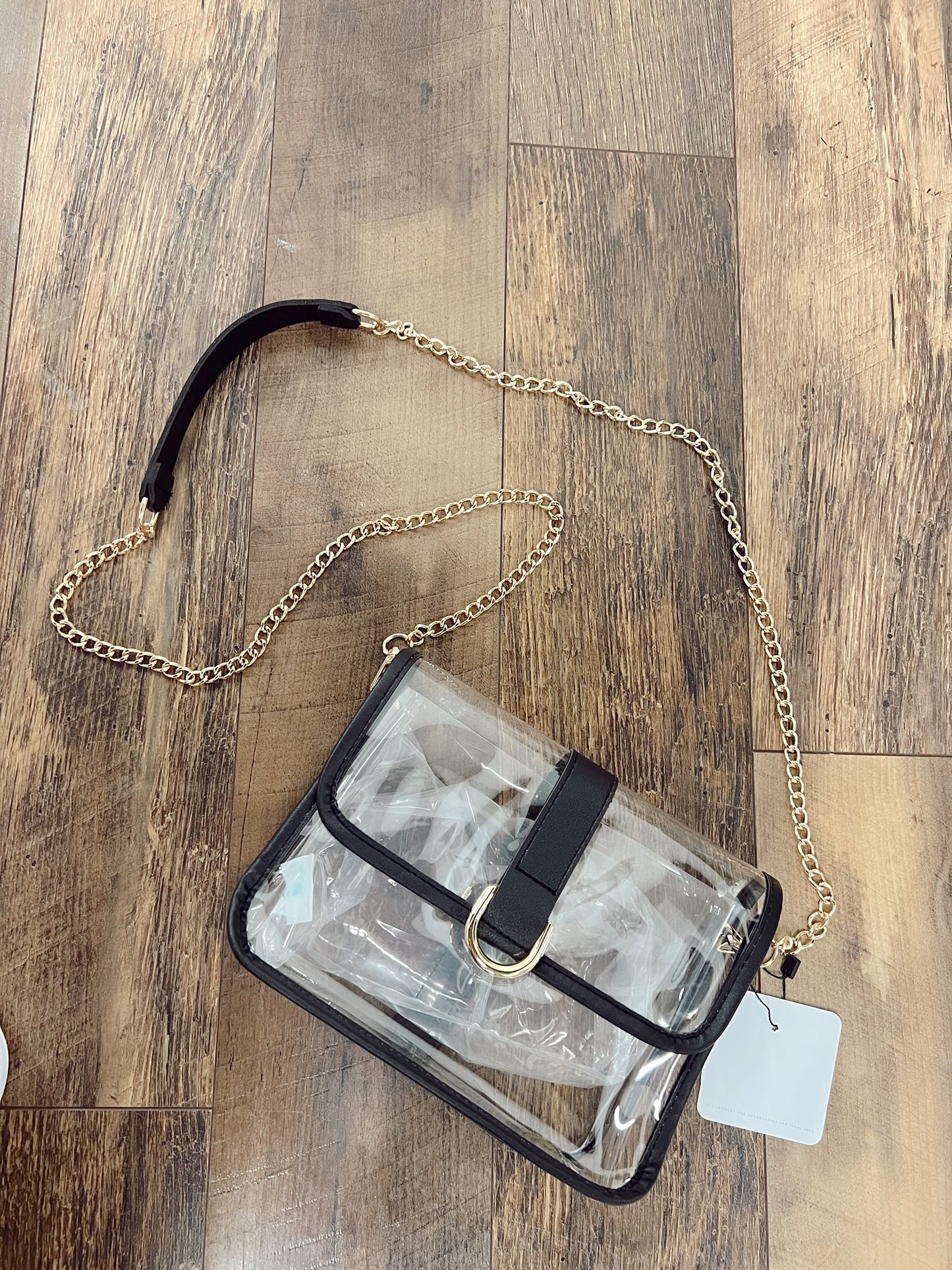 Black Clear Purse