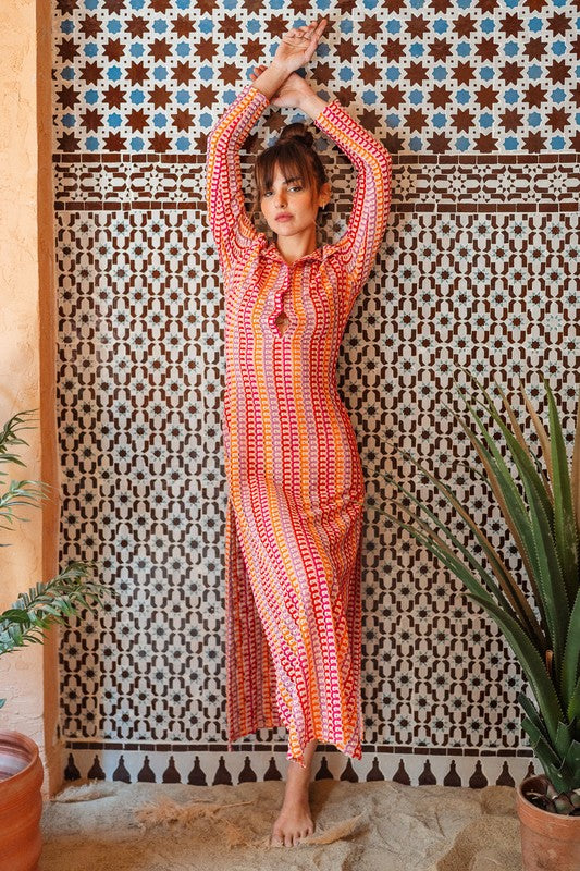 resort chic coverup maxi dress