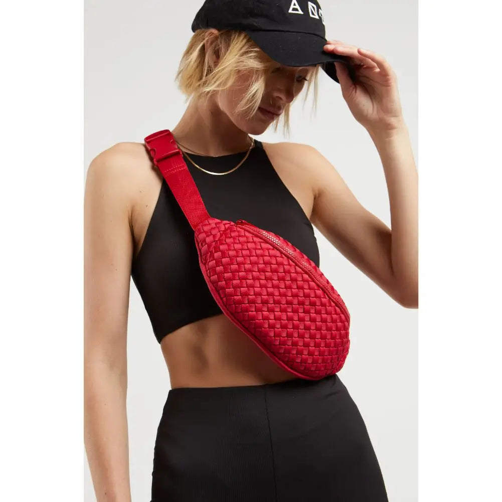 Aim High Belt Bag by SOL and SELENE red