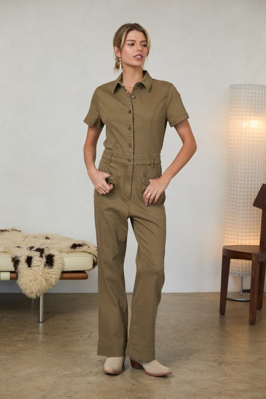 Olive Jumpsuit