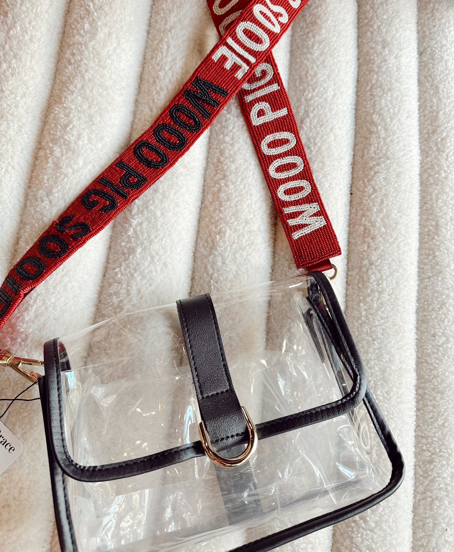 Black Clear Purse