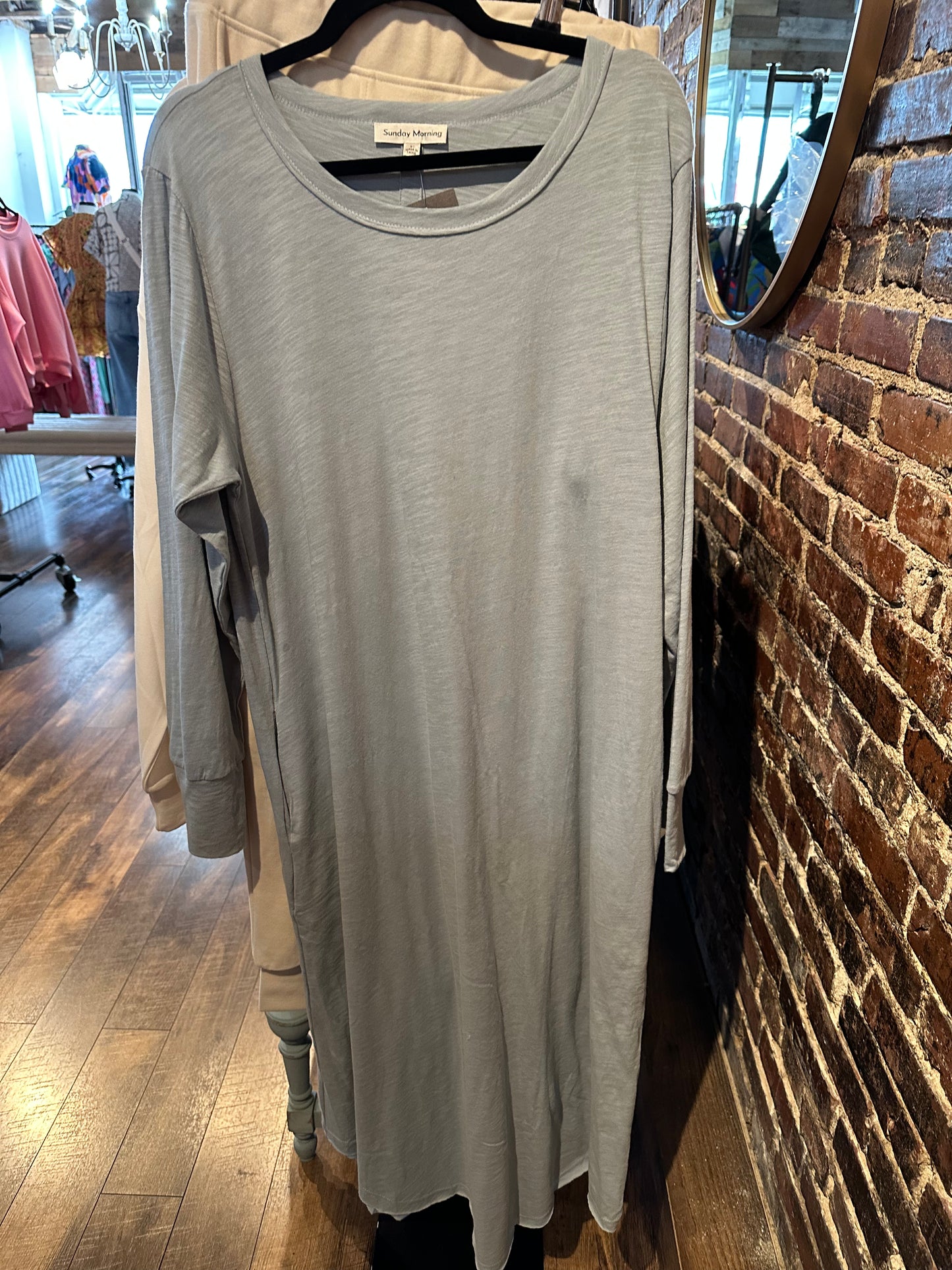 Sunday Morning Cotton Midi dress