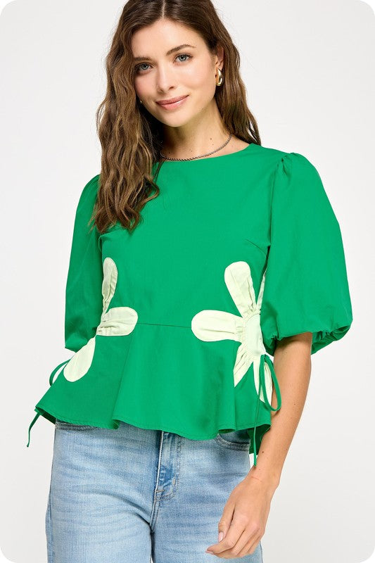 willow flower top (2 colors)