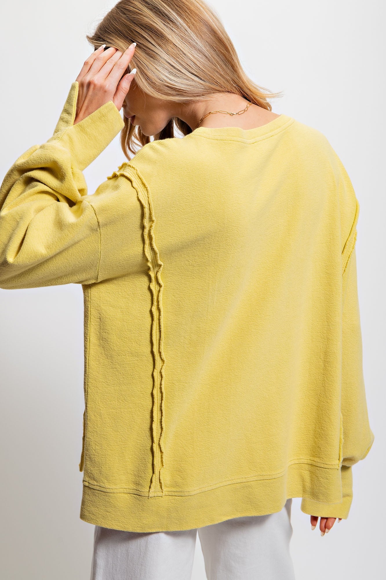 Celery pullover top