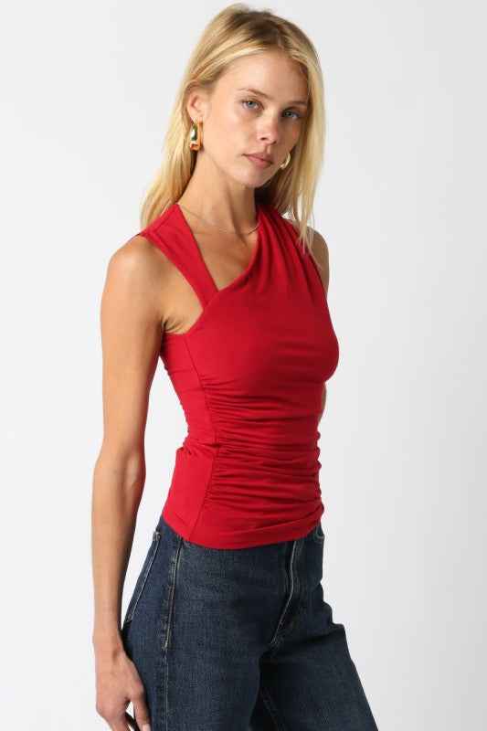 scarlet top (2 colors)