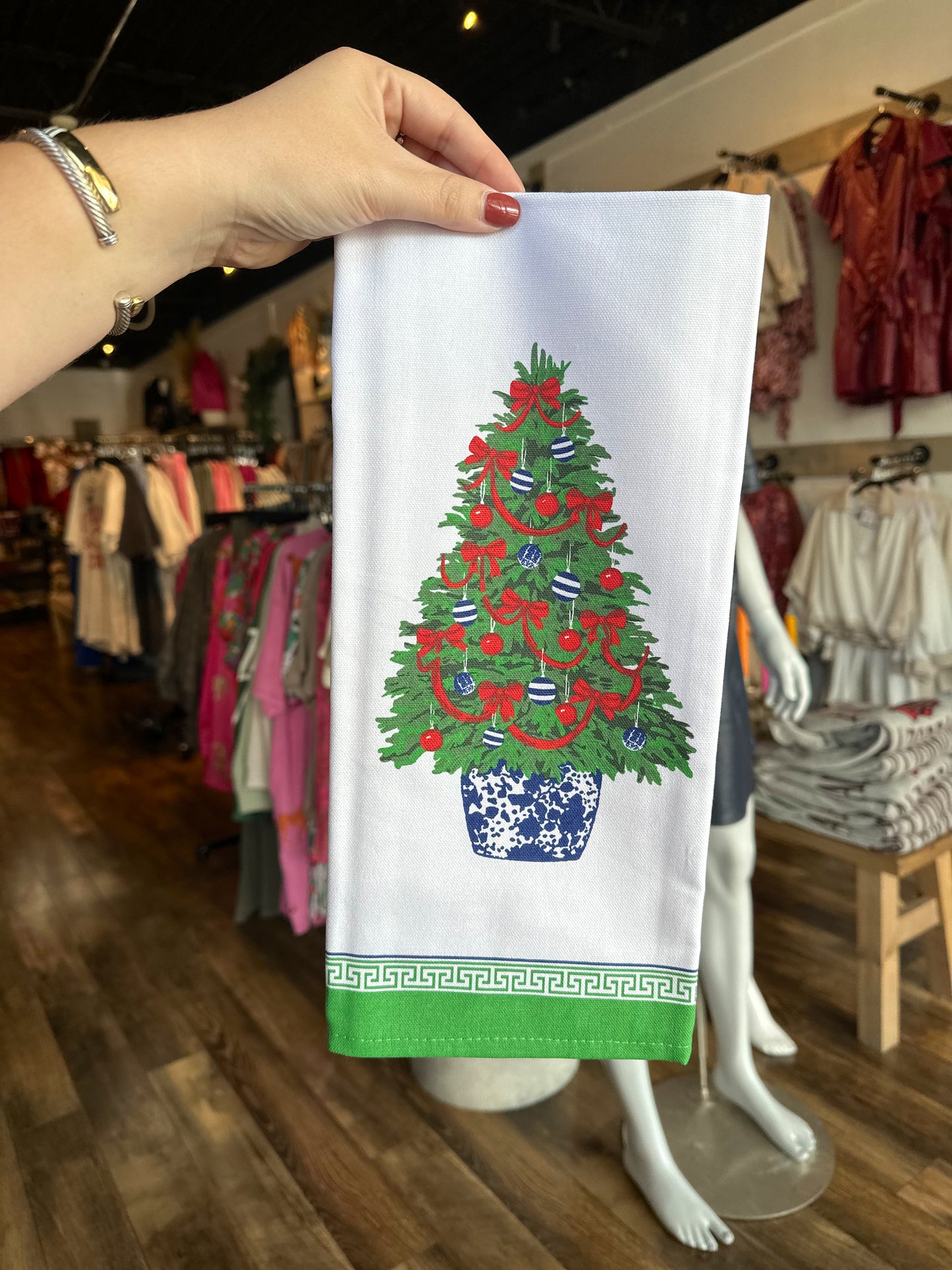 Christmas Tree Tea Towel