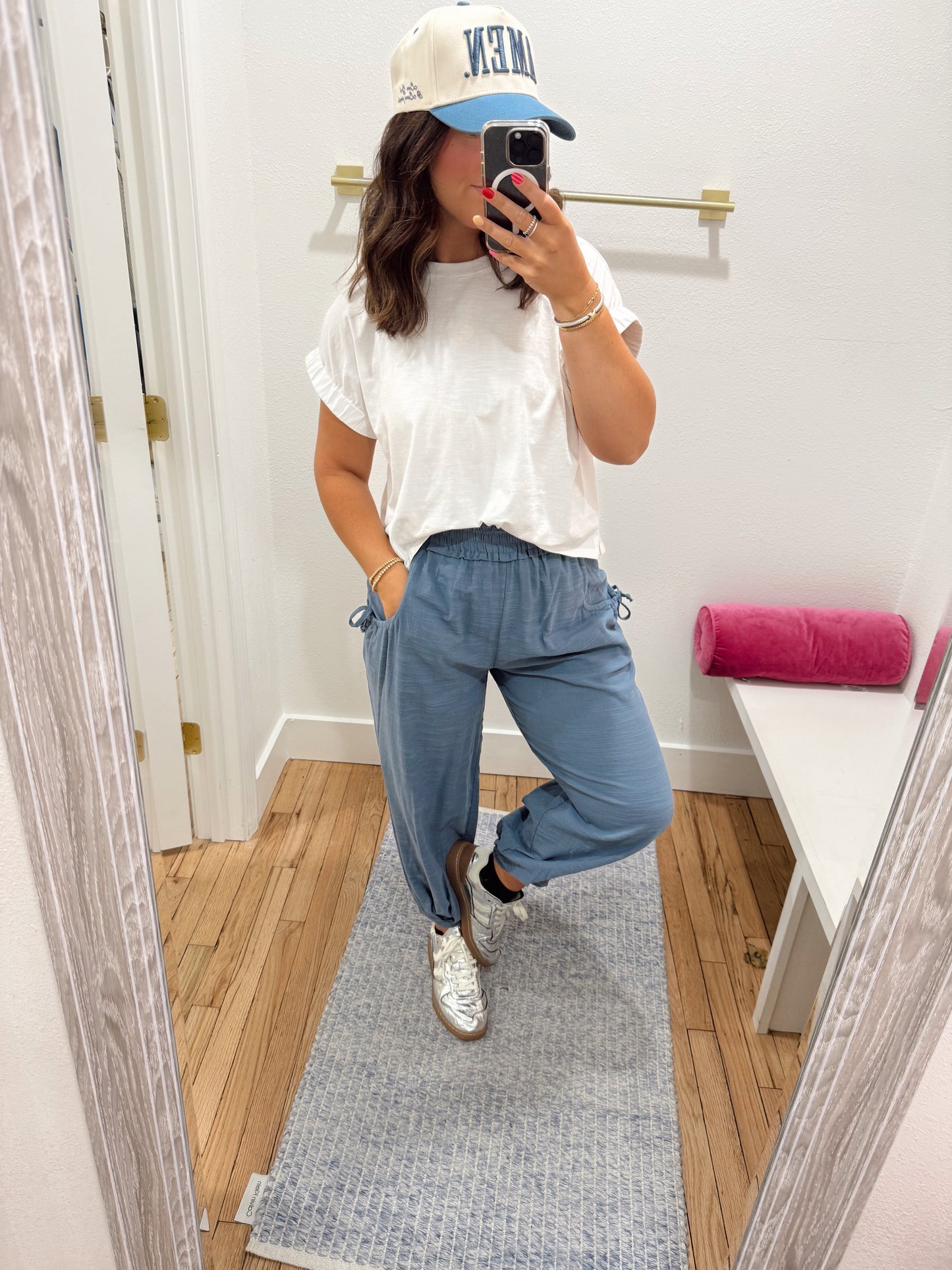 slate blue becka pant