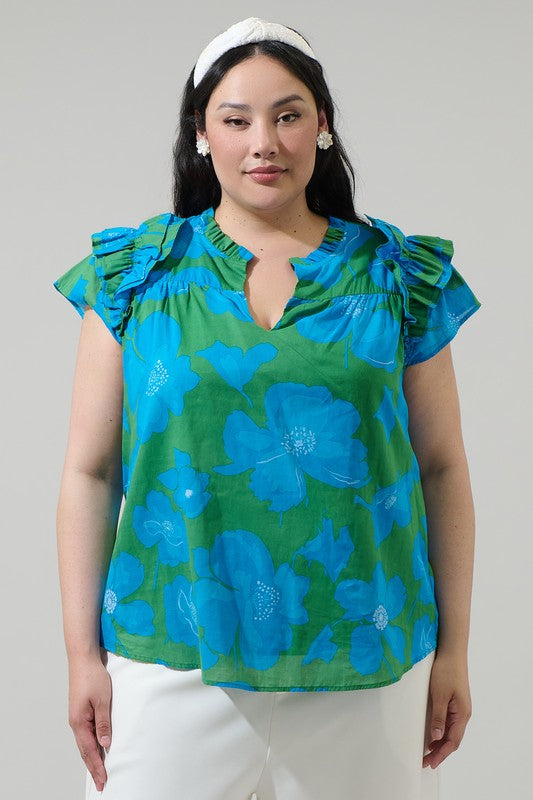 rori floral blouse CURVY