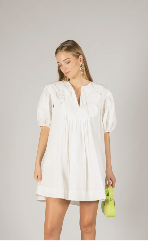 So scalloped dress