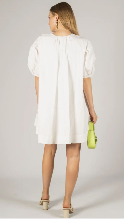 So scalloped dress